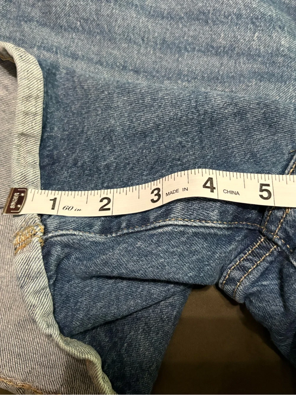 GAP high rise denim shorts